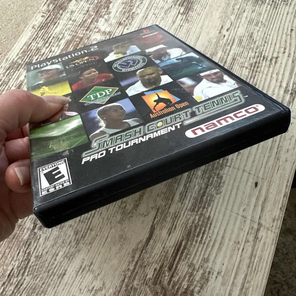 Smash Court Tennis: Pro Tournament (Sony PlayStation 2, 2002) PS2 +Manual